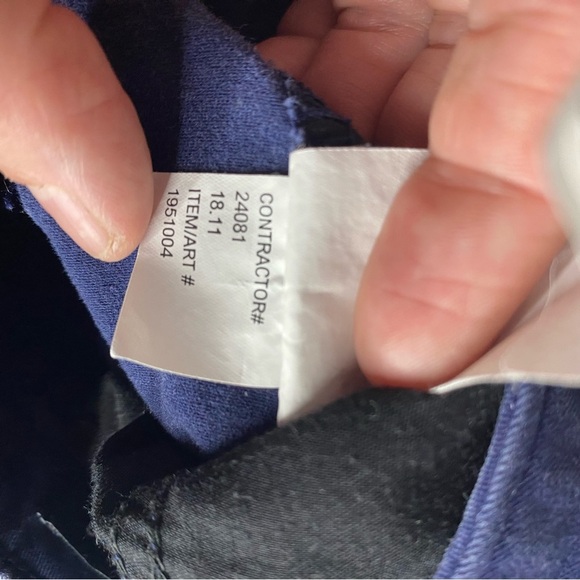 Calvin Klein Size 12 Ladies Straight Leg Jeans Women Dark  Wash Elastane Navy - Picture 8 of 11